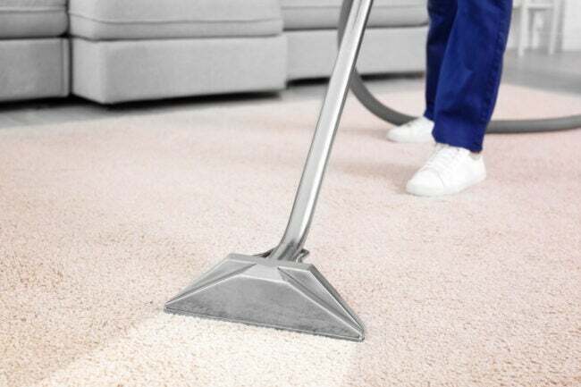 Custo de limpeza de carpetes