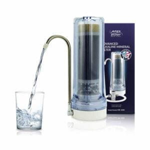 წყლის საუკეთესო ფილტრაციის საუკეთესო ვარიანტი: APEX ხარისხის Countertop სასმელი წყლის ფილტრი