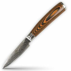 Las mejores opciones de cuchillos para pelar: cuchillo de chef profesional de Damasco