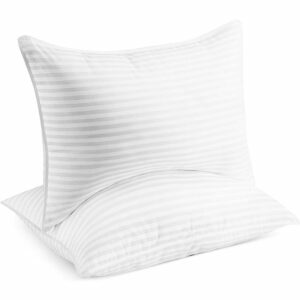 A melhor opção de travesseiros hipoalergênicos: Beckham Hotel Collection Travesseiros de cama para dormir
