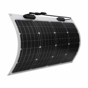 Geriausias nešiojamas saulės kolektoriaus variantas: Renogy 50 vatų 12 voltų monokristalinis saulės kolektorius