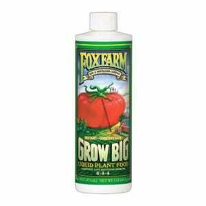 감자를 위한 최고의 비료 옵션: Fox Farm 6-4-4, 1-Pint Grow Big Liquid Concentrate
