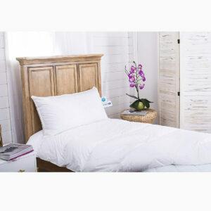 Las mejores opciones de almohadas para las personas que duermen boca abajo: ropa de cama continental Almohada 100% plumón de ganso