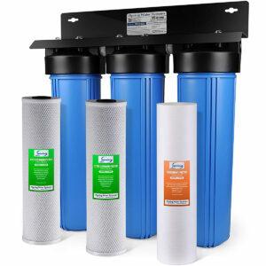 Geriausios vandens filtro parinktys: „iSpring WGB32B“ 3 pakopų viso namo vanduo