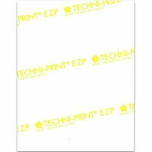 A melhor opção de papel de transferência de calor: Papel de transferência de calor Techni-Print EZP Laser