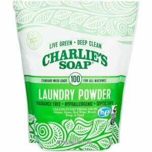 A legjobb mosószerek szeptikus rendszerekhez: Charlie's Soap Laundry Powder