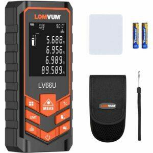 أفضل خيار قياس بالليزر: LOMVUM Laser Tape Measure