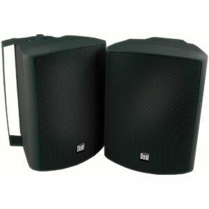 La meilleure option de haut-parleurs extérieurs: haut-parleurs intérieurs extérieurs à 3 voies Dual Electronics LU53PB