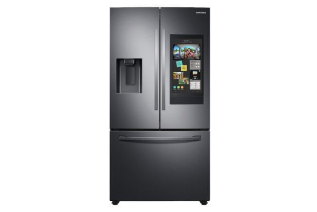 Nabídky Roundup 11:10 Možnost: Samsung 26,5 cu. ft. 3dveřová lednička s francouzskými dveřmi s Family Hub