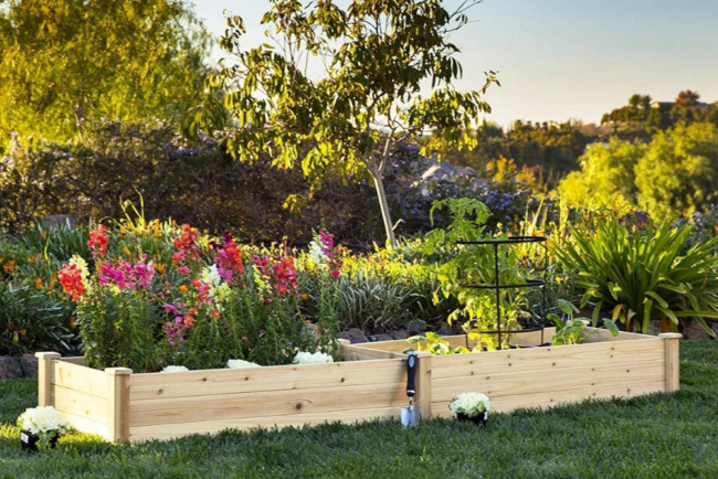 Erbjudanden Roundup 29 Alternativ: SUNCROWN 8-fots planteringslåda för trädgårdssäng i trä
