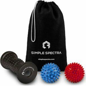 Лучший вариант массажа для ног: простой массажер для ног Spectra и набор для терапии Spiky Ball Therapy