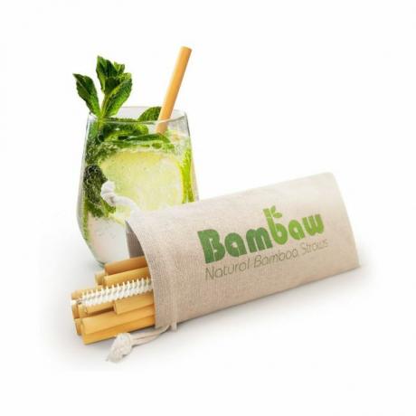 최고의 재사용 가능한 빨대 옵션: Bambaw 재사용 가능한 대나무 마시는 빨대