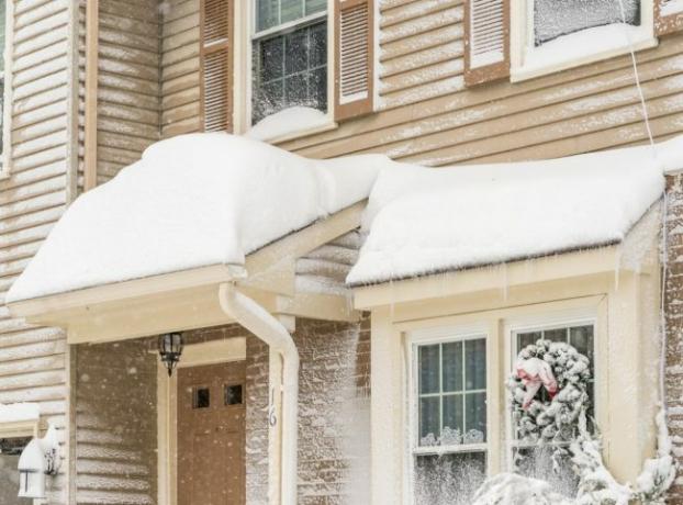Lume haldamine katusel: kui palju katus mahutab?