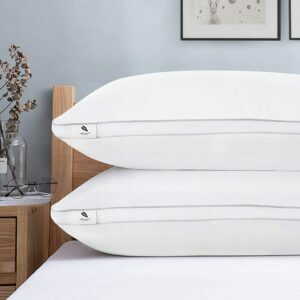 A melhor opção de travesseiros hipoalergênicos: travesseiros de cama padrão viewstar para travessas laterais