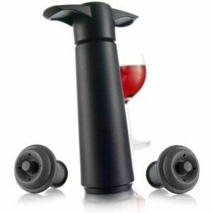 Geriausios vyno kamščio parinktys: „Vacu Vin“ vyno taupymo siurblys su vakuuminio butelio kamščiais
