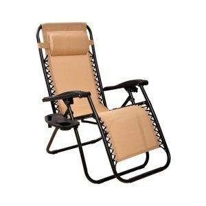 A melhor opção de espreguiçadeira: BalanceFrom Zero Gravity Lounge Chair