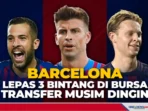 Barcelona Jual Bek: Tiga Pilar Pertahanan Siap Lepas di Bursa Transfer