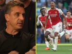 Gary Neville Kecam Keputusan Mikel Arteta Usai Kekalahan Arsenal dari Manchester City