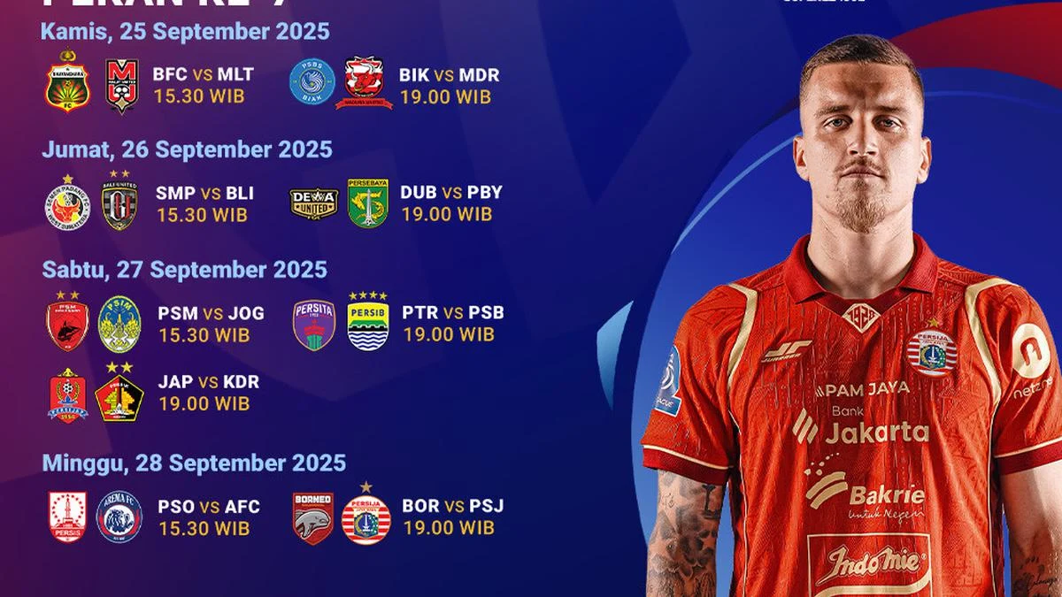 Jadwal Lengkap BRI Super League 2025/2026 Hari Ini: Waktu, Siaran TV, dan Analisis Pertandingan