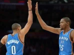 Kevin Durant Mengenang Masa Bersama Russell Westbrook di NBA Kevin Durant Mengenang Masa Bersama Russell Westbrook di NBA