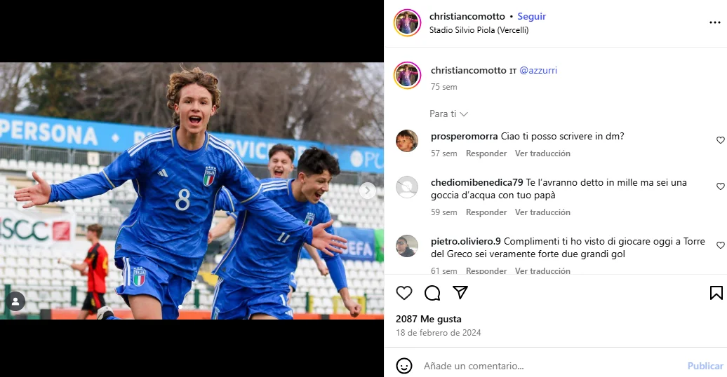 Momen Spesial Christian Comotto Bersama Idola Luka Modric Momen Spesial Christian Comotto Bersama Idola Luka Modric